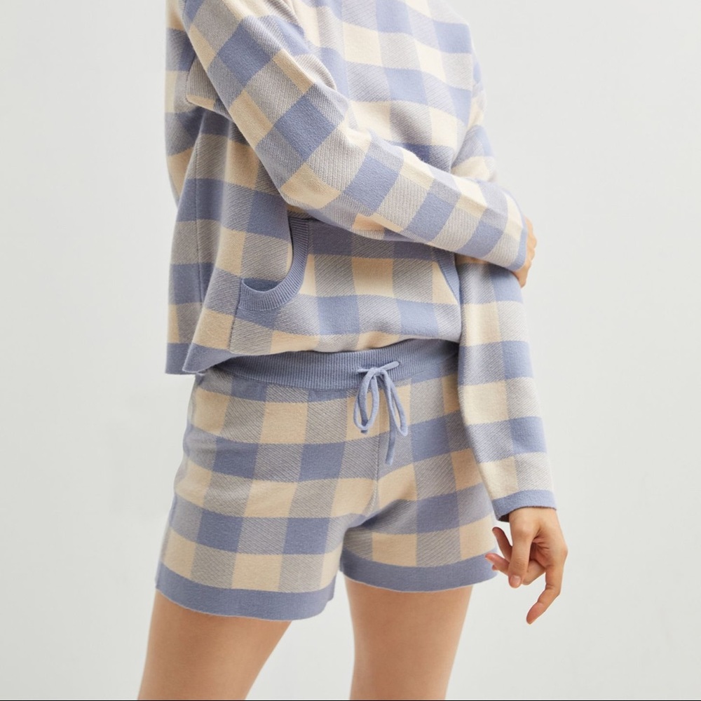 ANTHROPOLOGIE Gingham shorts